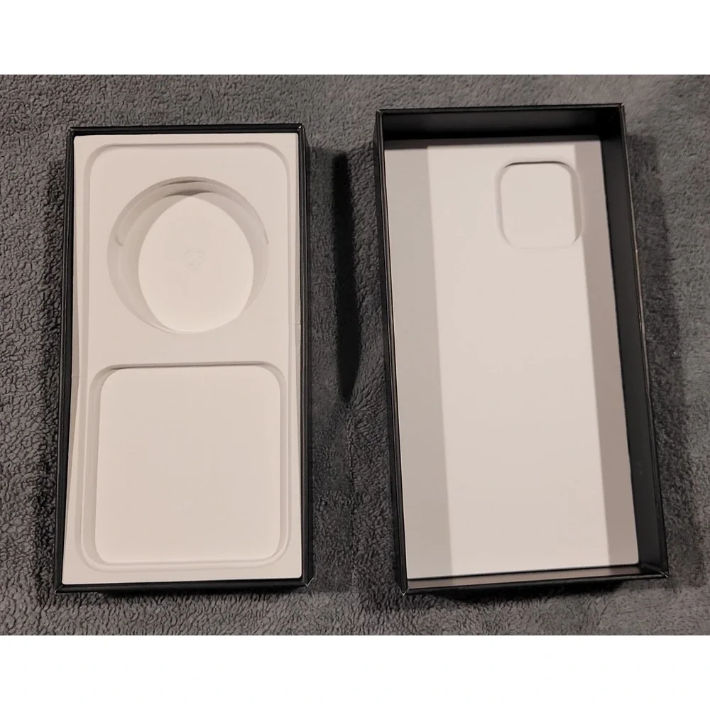 Original Apple iPhone 12 Pro Max *EMPTY BOX* Pacific Blue 256GB + OEM Cable